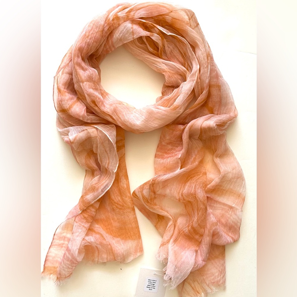 Italian cotton printed scarf by Scialle